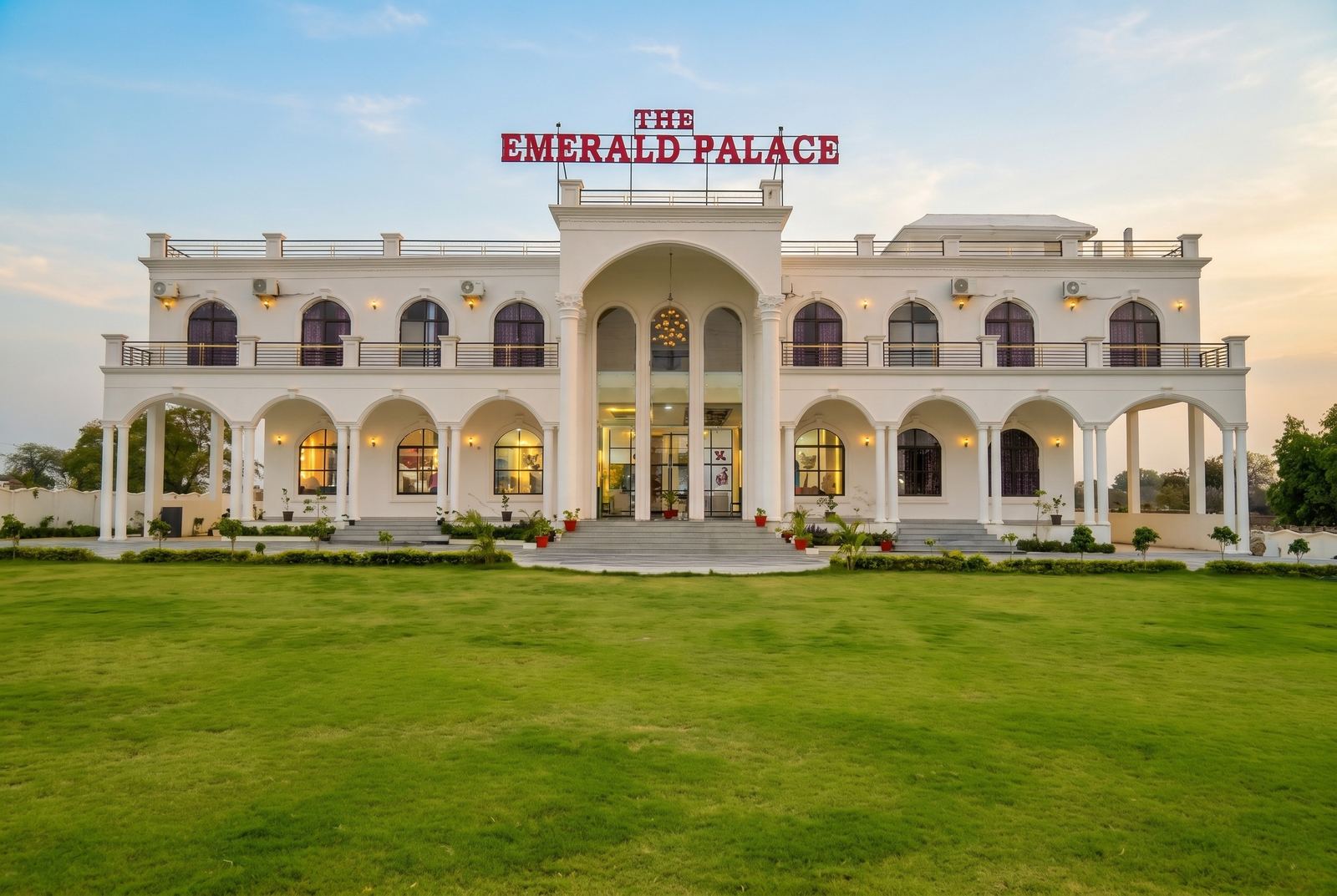 The Jade Garden front lawn, Sehore